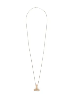 【関税＆送料込み】Mm6 Maison Margiela Bijoux ☆送料関税込☆MM6 MAISON MARGIELA ロゴ チェーン ネックレス