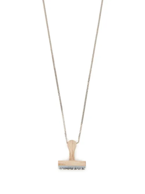 Collier à pendentif B - MM6 Maison Margiela - Modalova