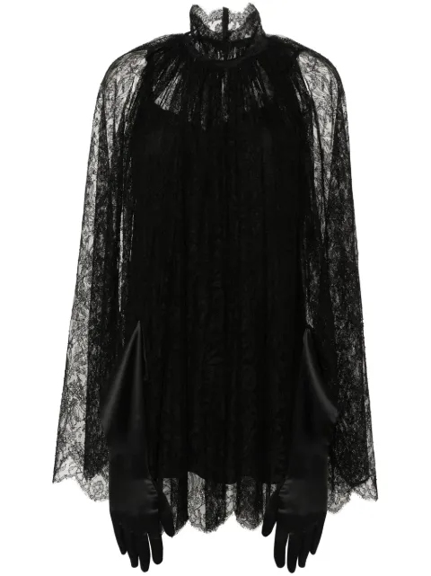 Dolce & Gabbana floral-lace minidress
