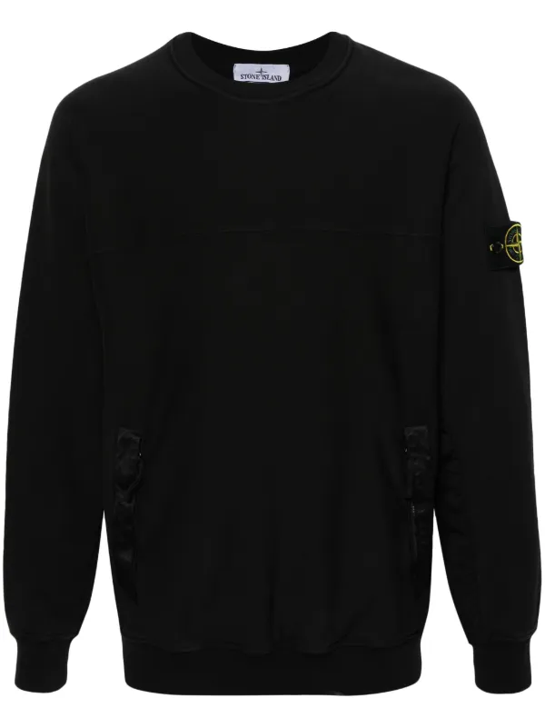 Sort stone island sweatshirt on sale