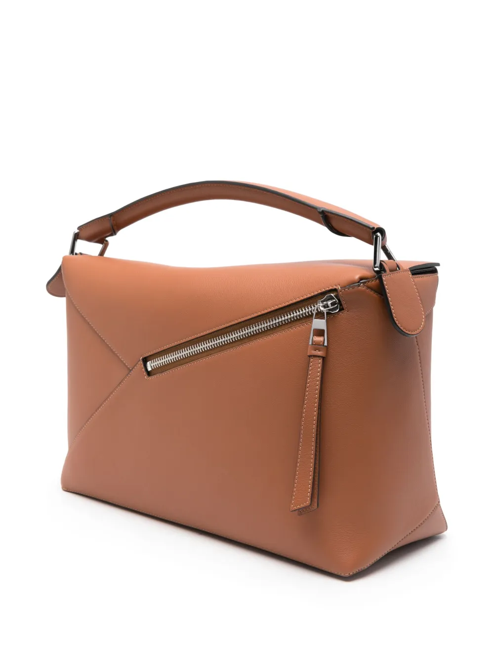 Loewe Large Puzzle Bag In Classic Calfskin In Brown