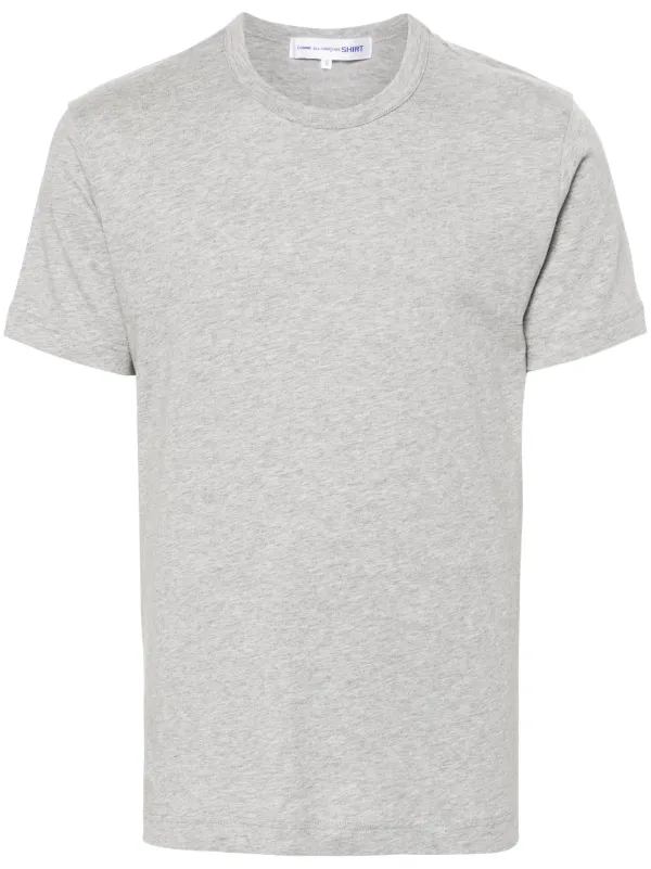COMME des GARÇONS グレー Tシャツ M Comme Des Garçons Shirt ロゴ Tシャツ | グレー | FARFETCH JP