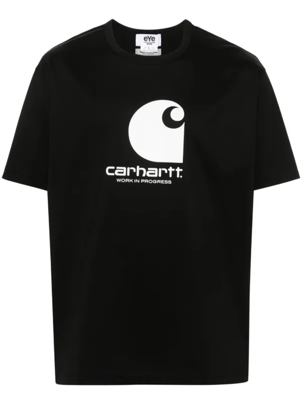 Junya Watanabe MAN x Carhartt logo-print Cotton T-shirt - Farfetch