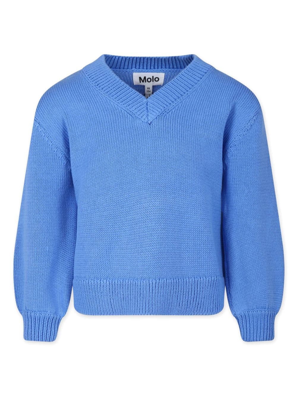 Molo Kids' Germaine Cotton Jumper In Blue