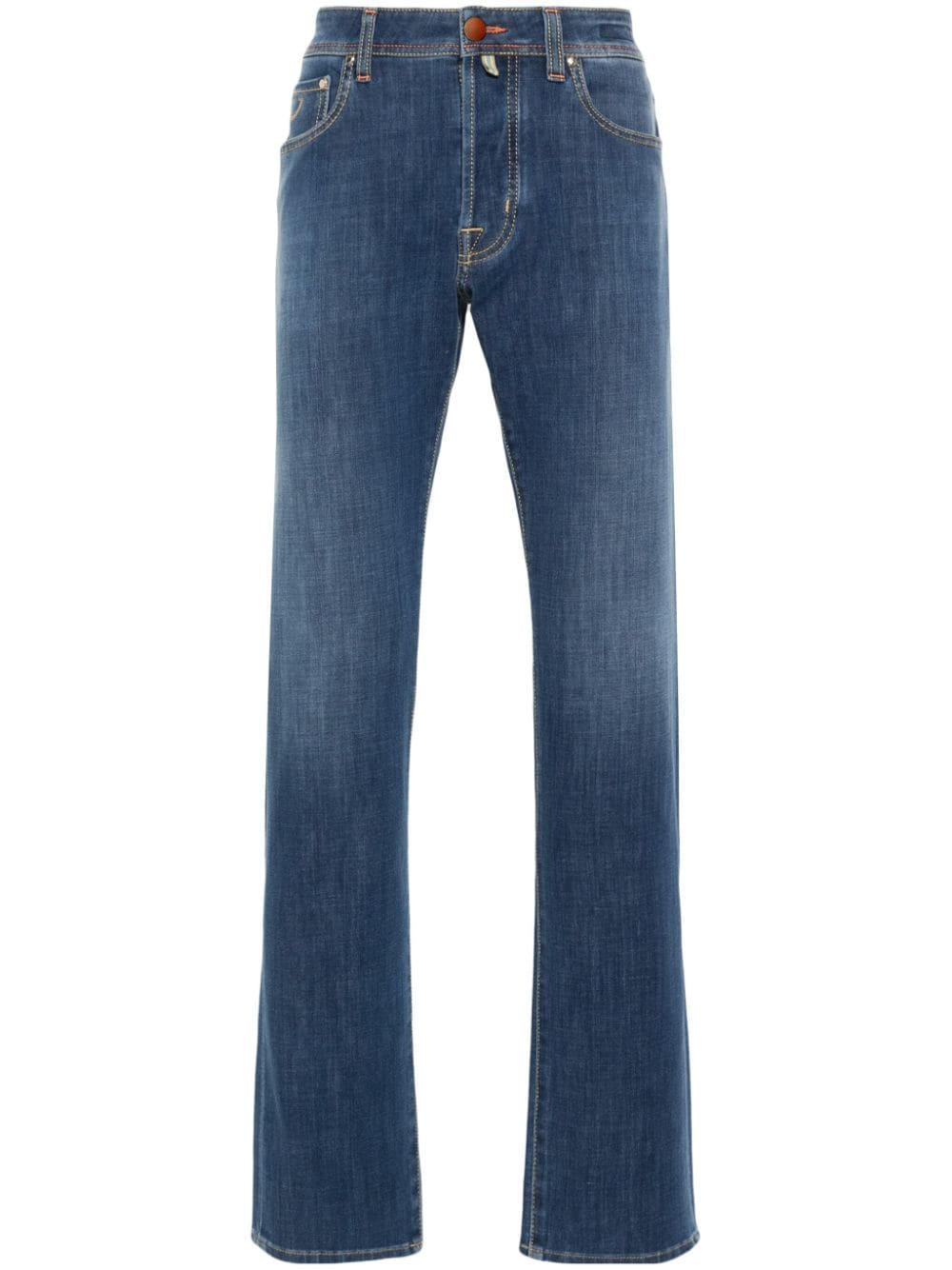 Jacob Cohen Bard Mid-rise Slim-fit Jeans In Blue