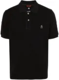 Parajumpers logo-patch polo shirt - Black