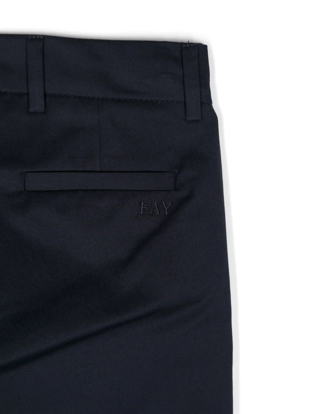 Fay Kids Twill pantalon Blauw