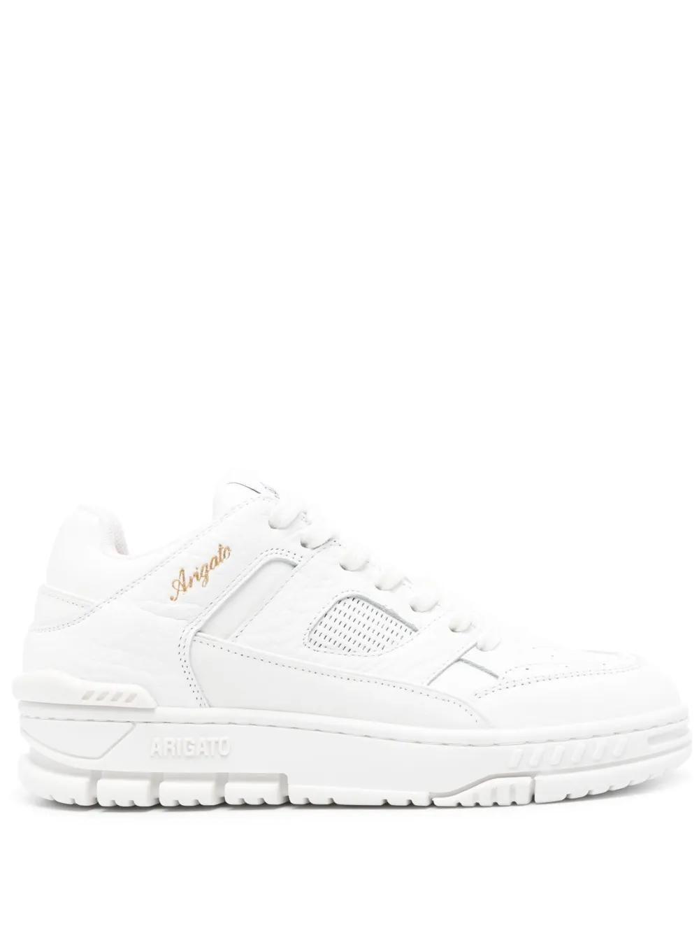 Shop Axel Arigato Area Lo Leather Sneakers In White