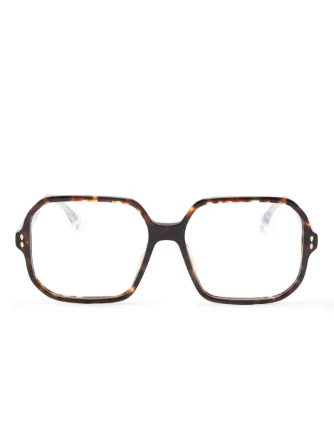 Isabel Marant Eyewear  lentes con armazón oversize estilo carey