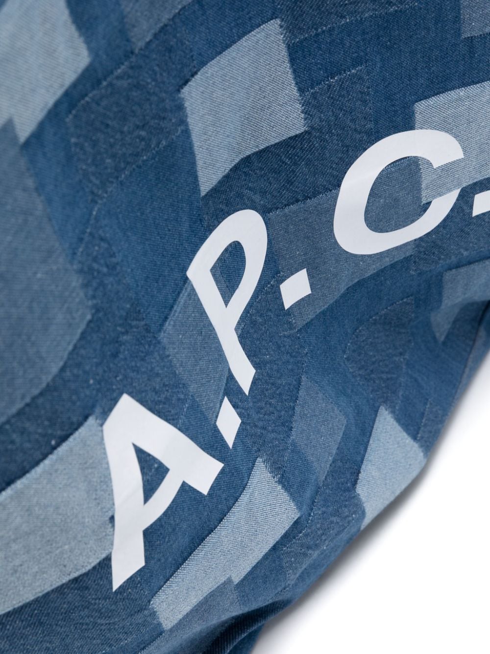 A.P.C. Denim shopper Blauw