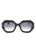 Isabel Marant Eyewear Lily geometric-frame sunglasses - Black