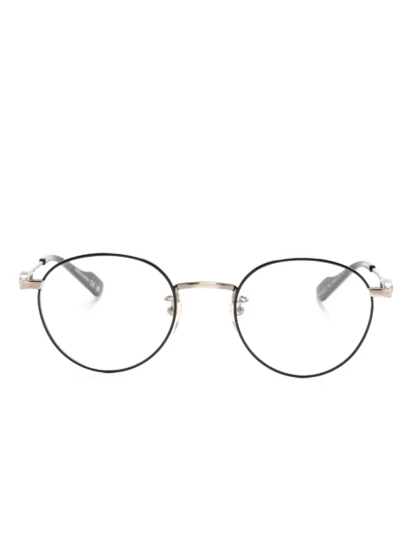 Gucci Eyewear Lunettes De Vue à Monture Ronde Or FARFETCH TN