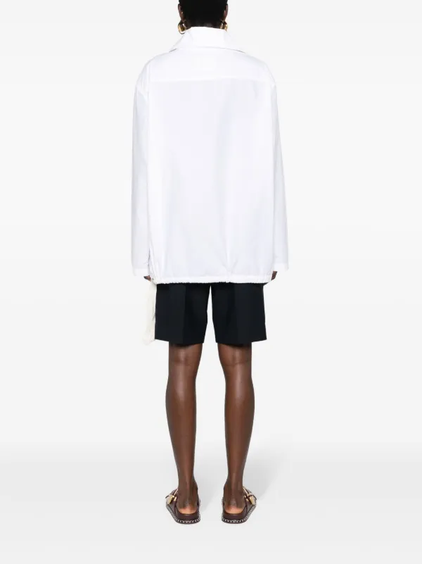 Jil Sander Asymmetric Cotton Shirt | White | FARFETCH Jil Sander Asymmetric Cotton Shirt | White | FARFETCH