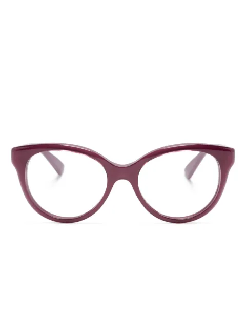 Gucci Eyewear logo-engraved round-frame glasses