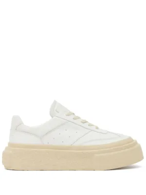 Maison Margiela Replica Inside Out Leather Sneakers | Neutrals
