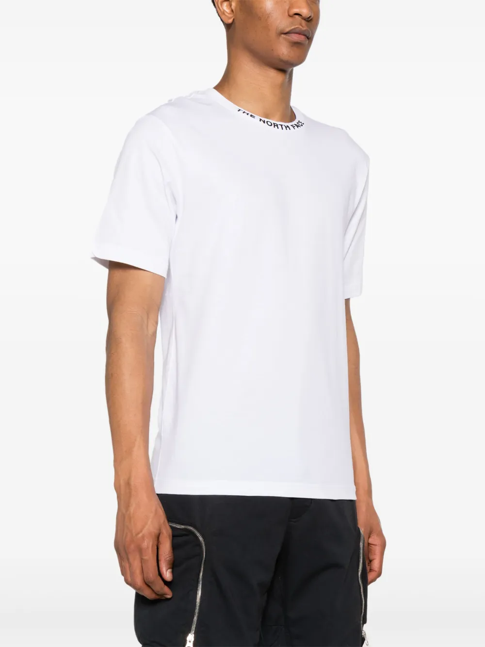 The North Face T-shirt met logo-applicatie Wit