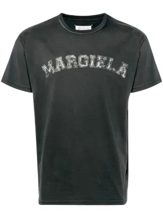 Maison Margiela ロゴ Tシャツ | ブラック | FARFETCH JP