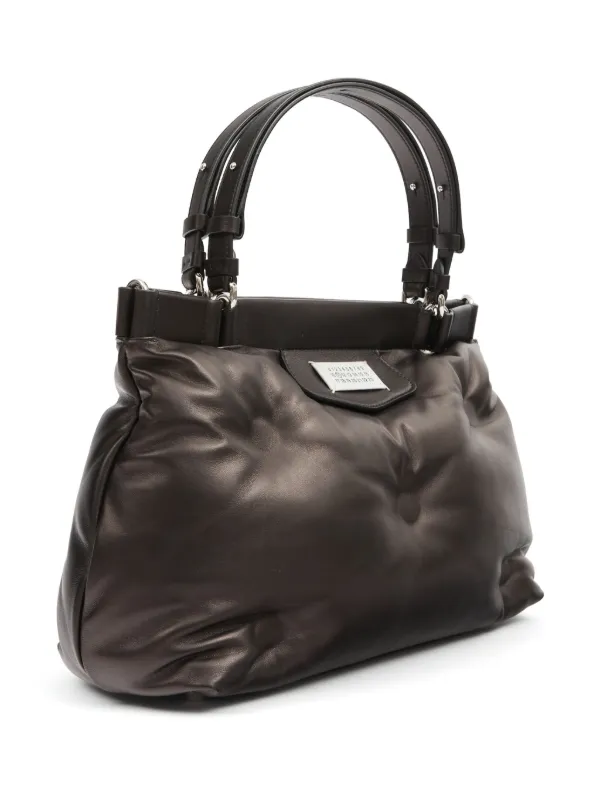 【関税込】Maison Margiela Cabas ハンドバッグ L Maison Margiela Medium Glam Slam Tote Bag | Black | FARFETCH HK