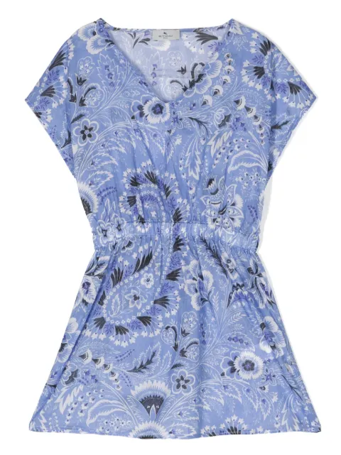 ETRO KIDS floral-print cotton dress