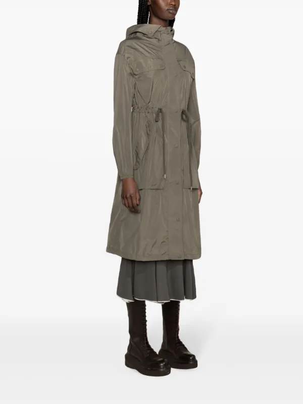 ★【MONCLER(モンクレール)】MANTIO ★パーカーコート Moncler Mantio パーカーコート | グリーン | FARFETCH JP