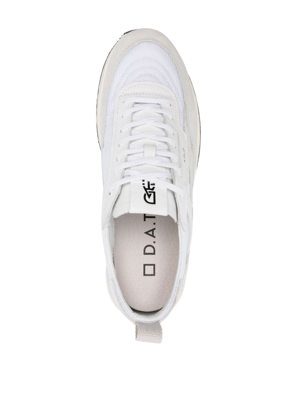 Shop Date Kdue Panelled Sneakers In White