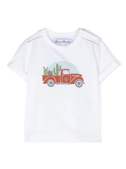 Tartine Et Chocolat graphic-print cotton T-shirt