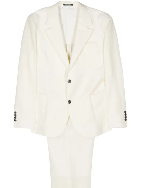 Armani linen clearance suit