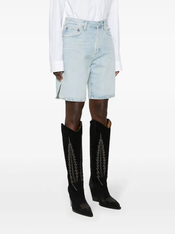 【関税込み】AGOLDE ブルー Vida デニムショートパンツ AGOLDE Vida デニムショーツ | ブルー | FARFETCH JP