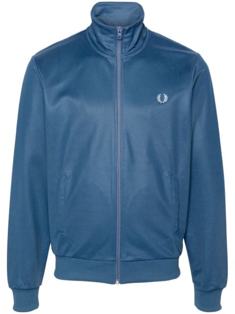 Fred Perry logo-embroidered track jacket