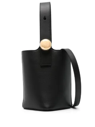 LOEWE Pebble レザー バケットバッグ ミニ | ブラック | FARFETCH JP