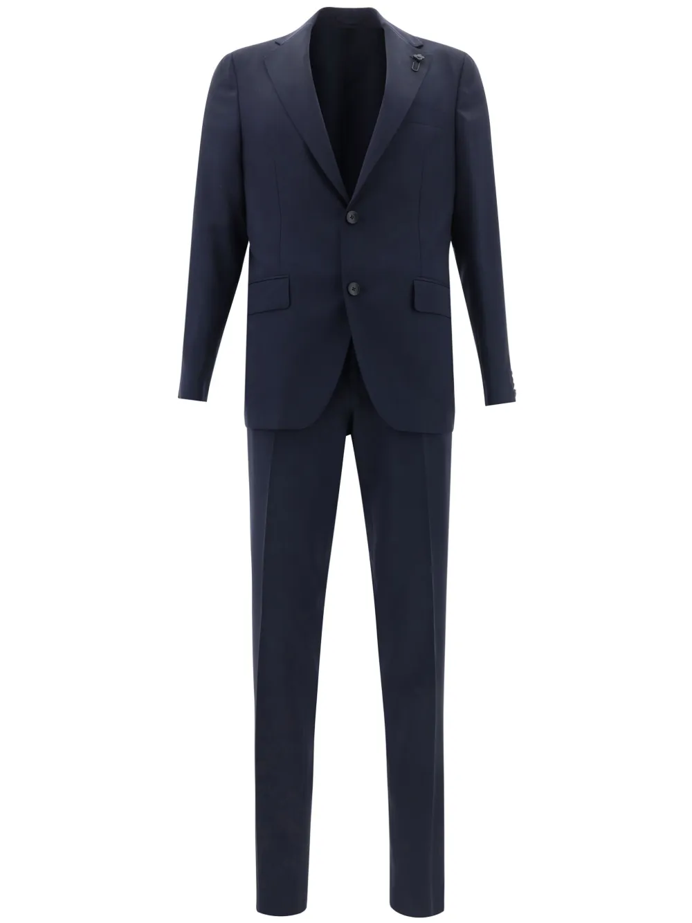 Lardini wool single-breasted suit - Blu