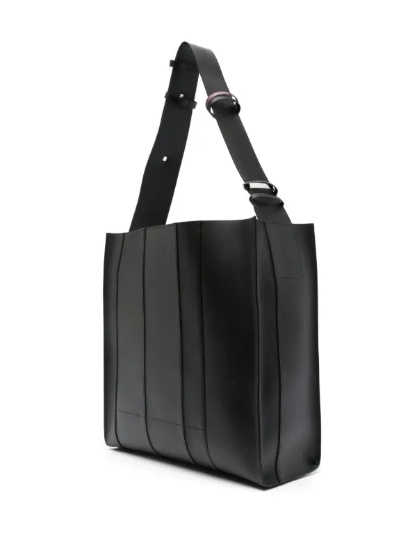 Sunnei Gomma 9 Striped Shoulder Bag | Black | FARFETCH