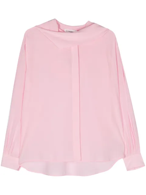 Victoria Beckham silk hooded blouse