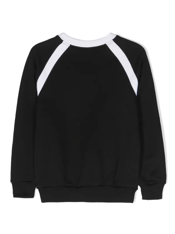 Balmain Kids logo-print Jersey Sweatshirt Black FARFETCH IN - Main Image