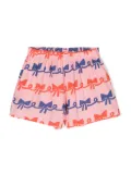 Bobo Choses Ribbon Bow-print shorts - Pink