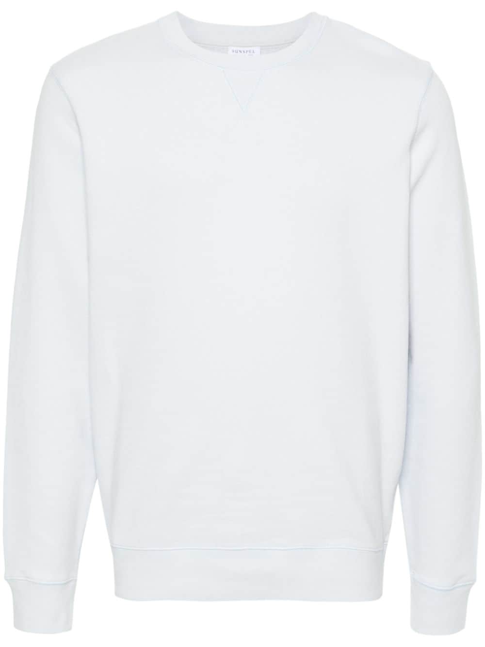 Loopback seam-detail sweatshirt