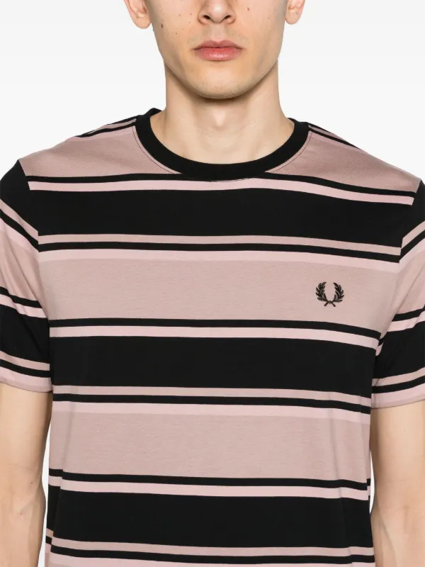 Fred Perry ストライプ Tシャツ | ピンク | FARFETCH JP