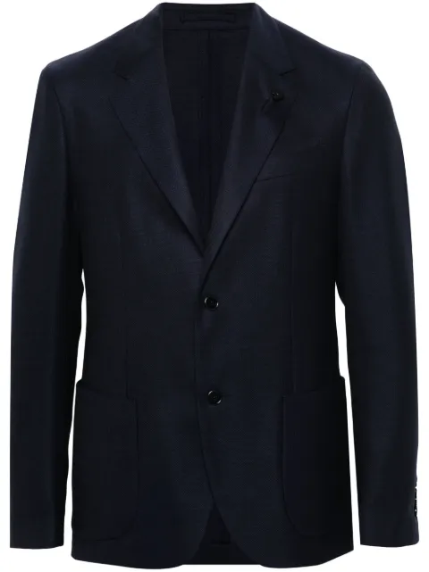 Lardini single-breasted wool blazer