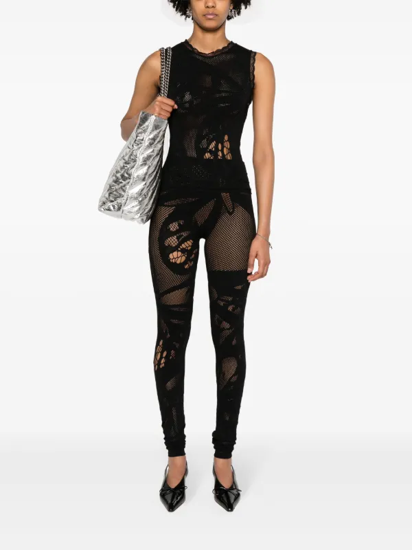 Blumarine lace-trim Tank Top - Farfetch 