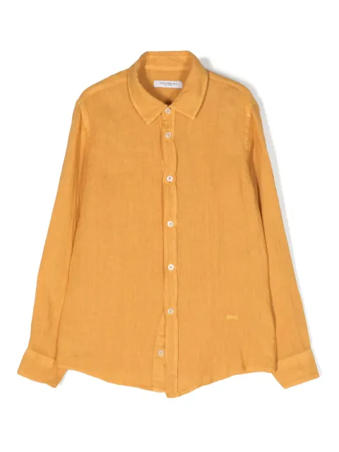 Paolo Pecora Kids classic-collar linen shirt