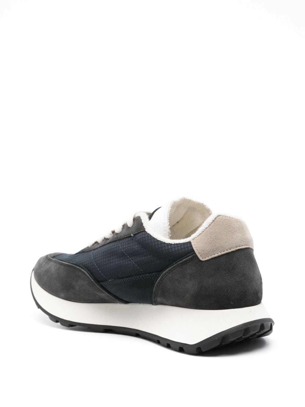 Shop Common Projects Track Panelled Sneakers In Blue