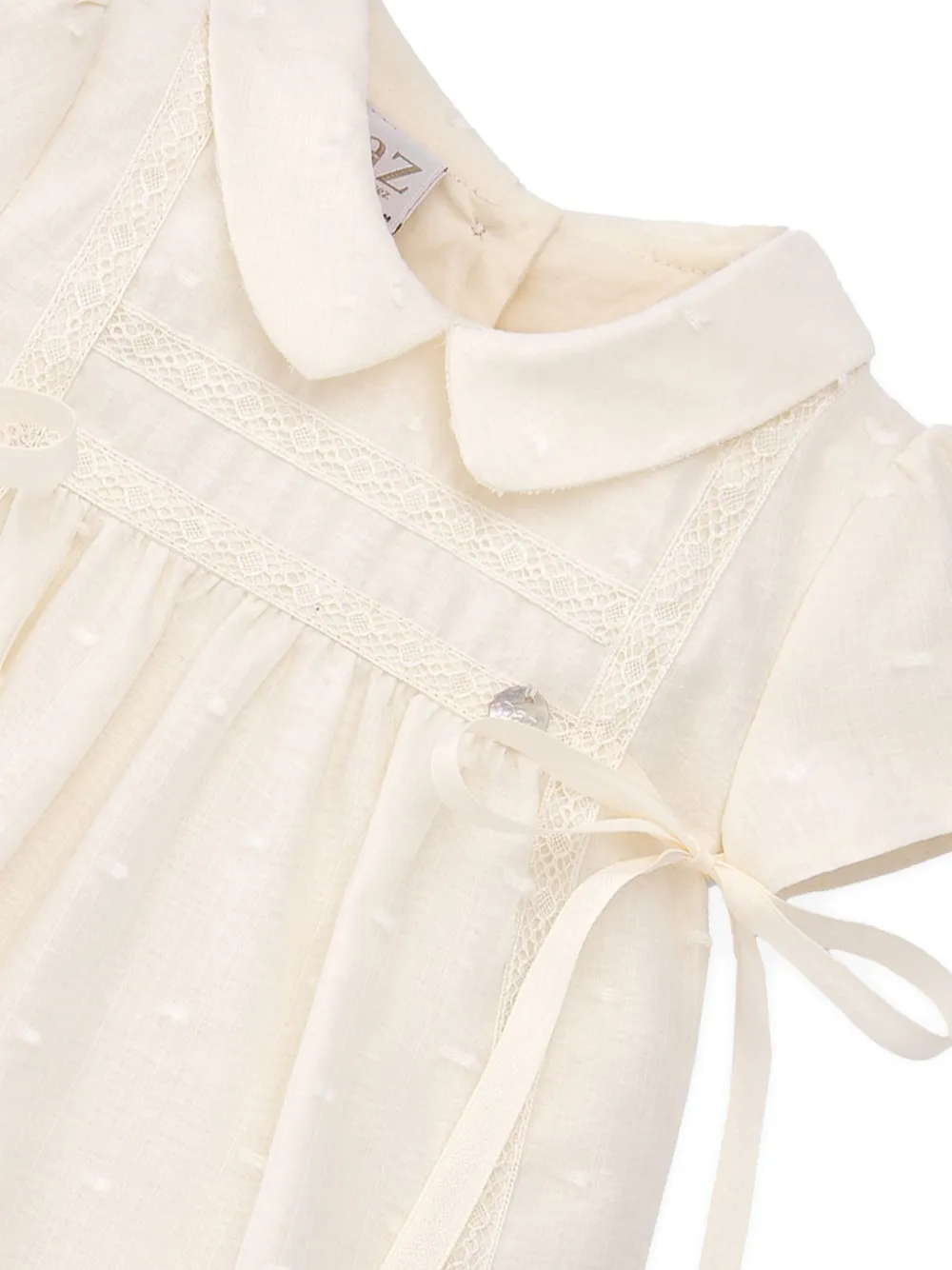  Paz Rodriguez Bow-embellished Cotton Body - Neutrals 