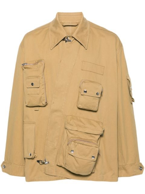 Lanvin x Future Crossed Front cotton utility jacket