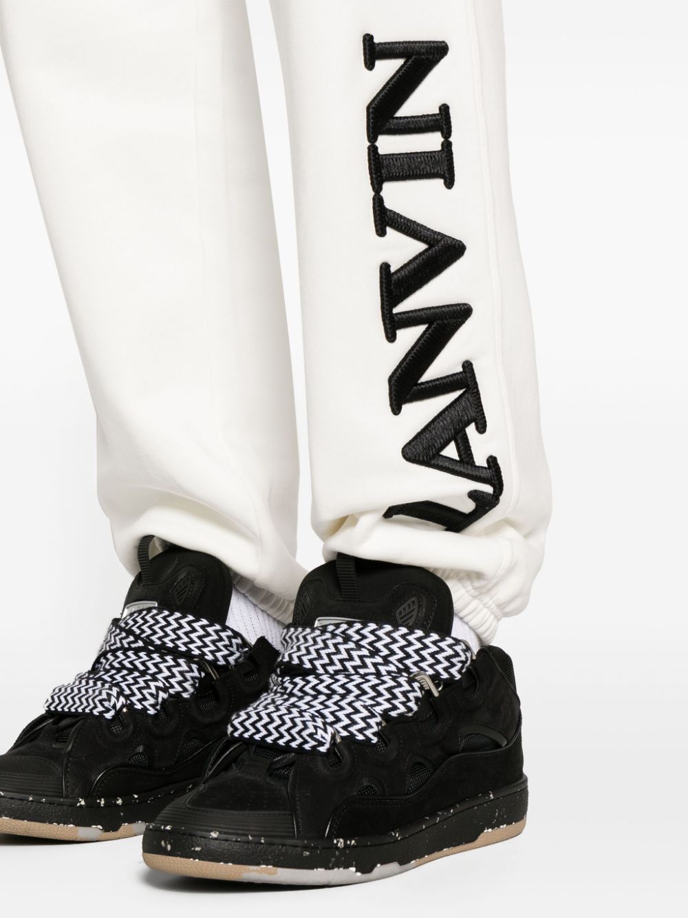 Cheap Lanvin x Future logo-embroidered track trousers Women