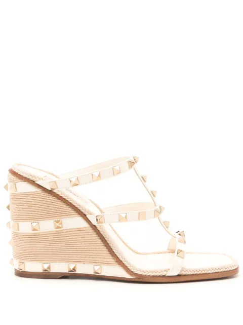 Valentino Garavani Sandália com aplicação Rockstud