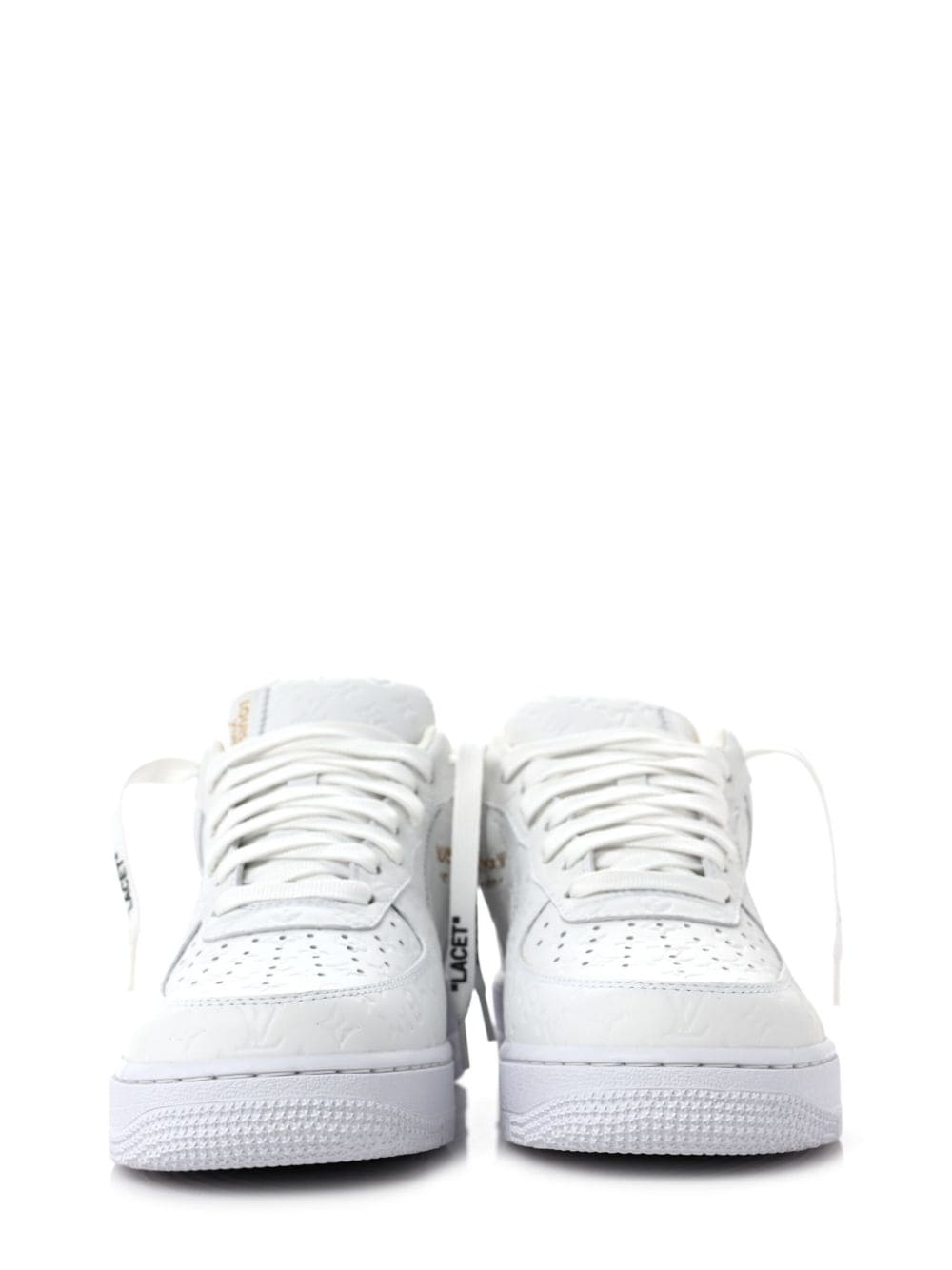 Pre-owned Louis Vuitton X Nike Air Force 1 Sneakers In White