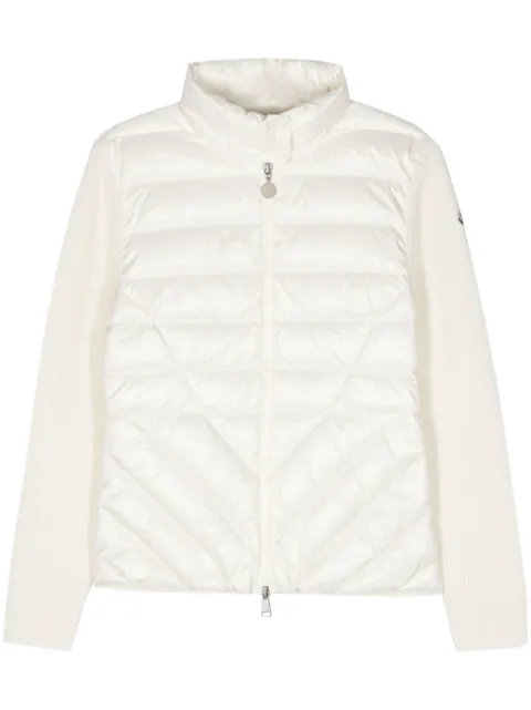 Moncler veste en laine à design matelassé