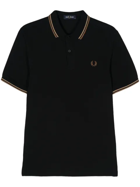 Fred Perry  logo-embroidered cotton polo shirt