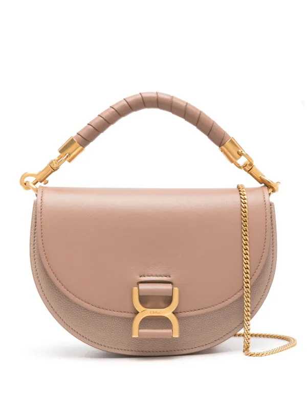 Chloe Marcie Chain Flap Tote Bag Pink FARFETCH IE