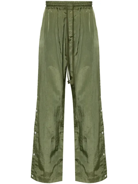 Song For The Mute pantalones rectos con apliques del logo